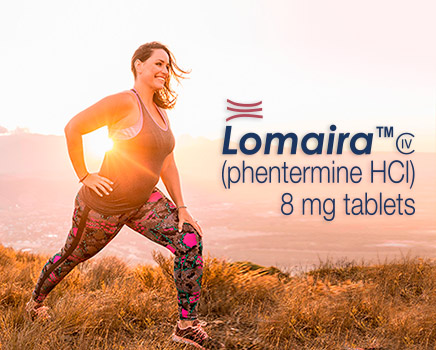 Lomaira™ (phentermine hydrochloride USP) 8mg Tablets, CIV